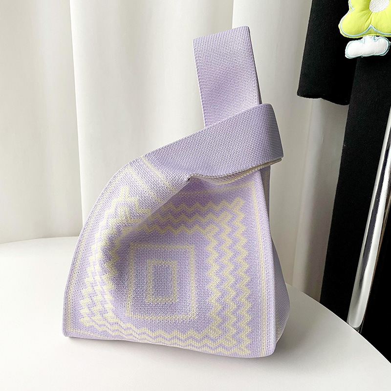 Sac tricoté de haute qualité, design particulier, tendance et polyvalent – Image 2