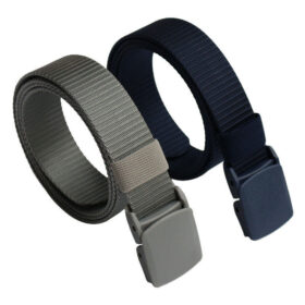 Ceinture en nylon non métallique pour homme