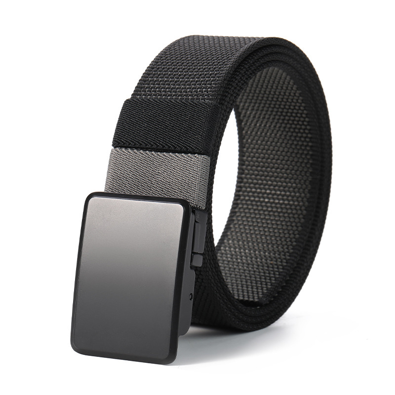 Ceinture en nylon double face à boucle rotative pour homme – Image 5