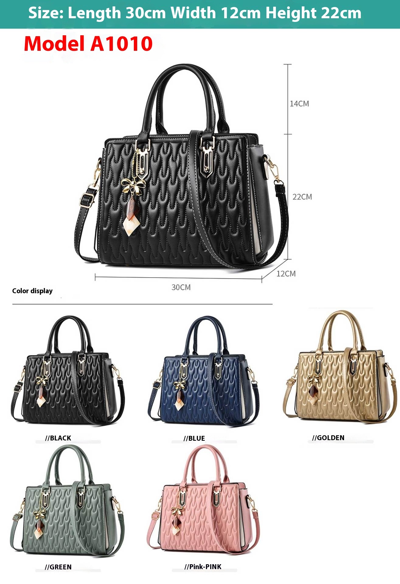 Sac à bandoulière élégant de grande capacité pour femme – Image 7