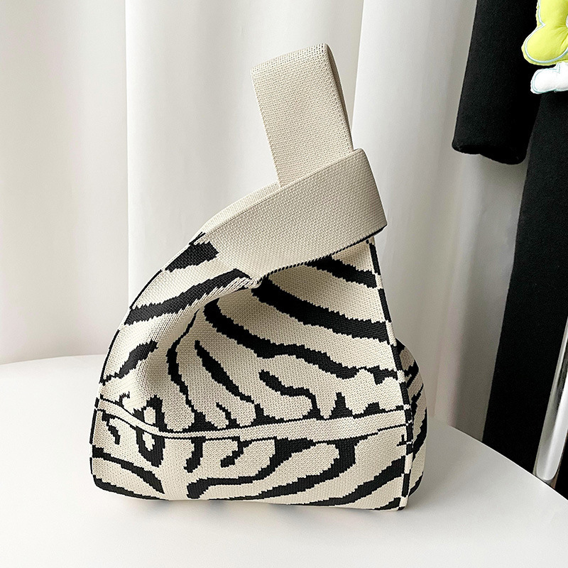 Sac tricoté de haute qualité, design particulier, tendance et polyvalent – Image 3
