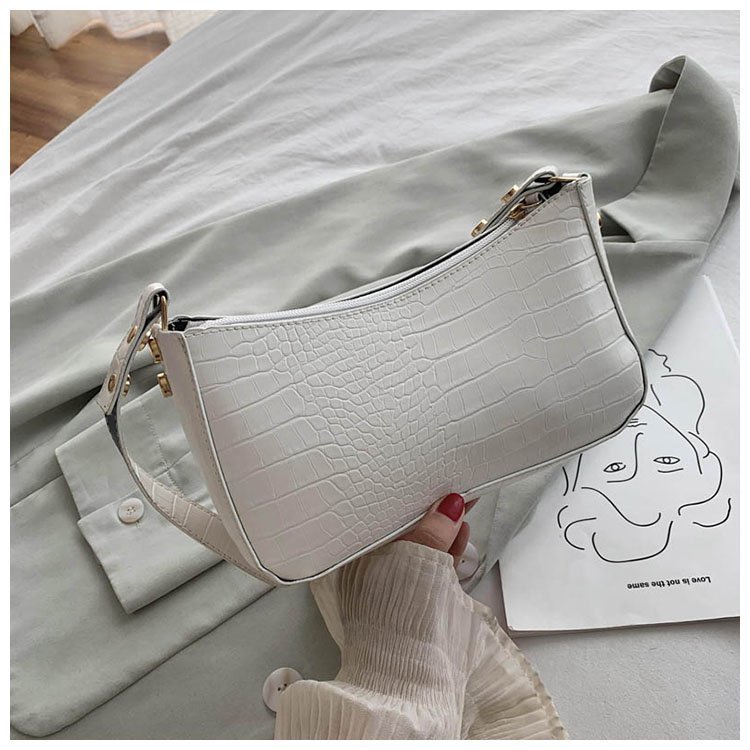 Sac à main rétro décontracté avec rivets tendance