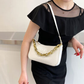 Sac à main à chaîne à motif