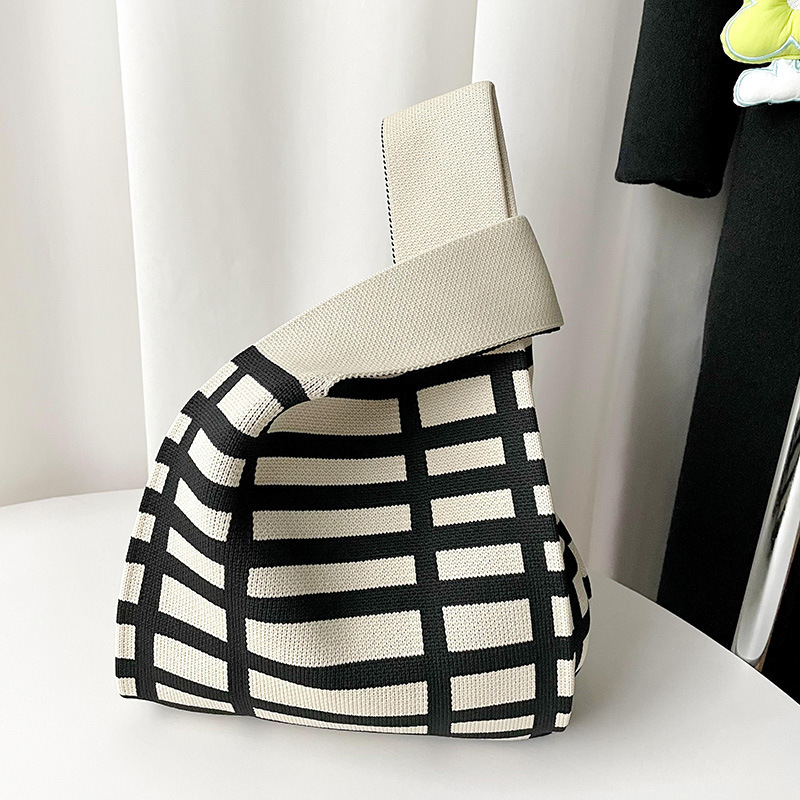 Sac tricoté de haute qualité, design particulier, tendance et polyvalent – Image 8