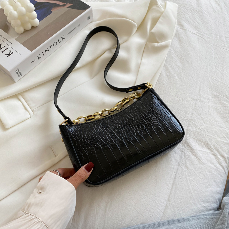 Sac à main à chaîne à motif – Image 4