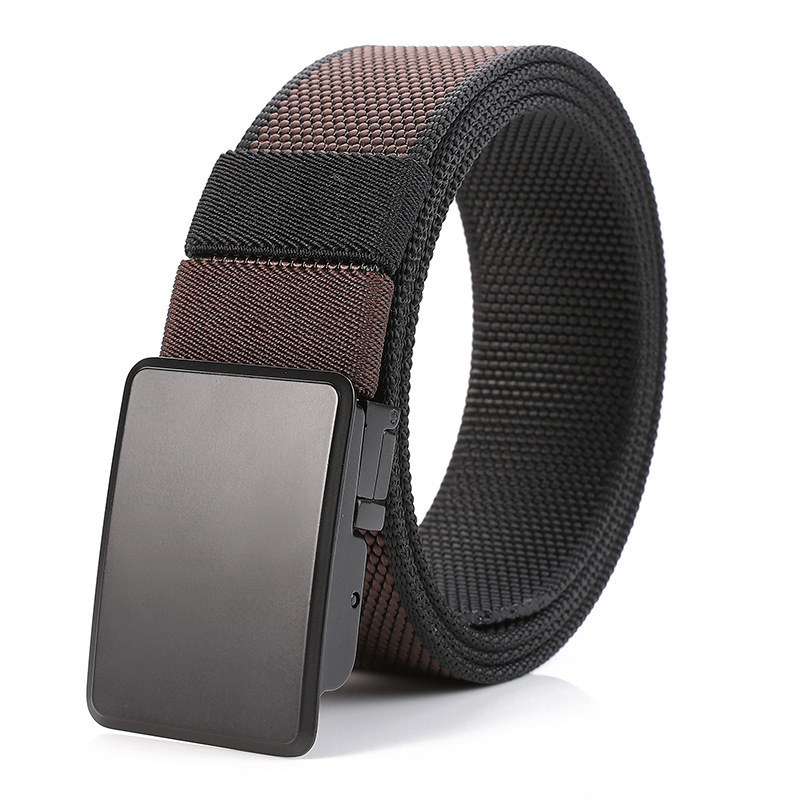 Ceinture en nylon double face à boucle rotative pour homme – Image 4
