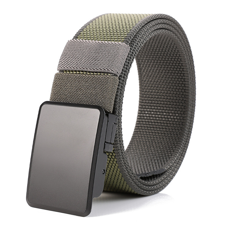 Ceinture en nylon double face à boucle rotative pour homme – Image 3